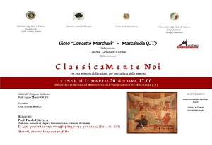 ClassicaMente Noi invito P. Cipolla 2016