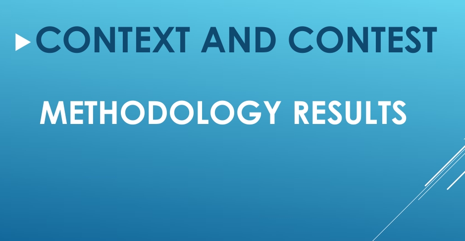 Context and Contest Methodology Results