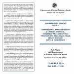 PIEGHEVOLE SEMINARIO DI STUDI